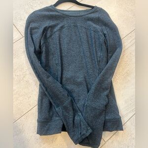 Lululemon Long Sleeve, Heathered Green Size 6